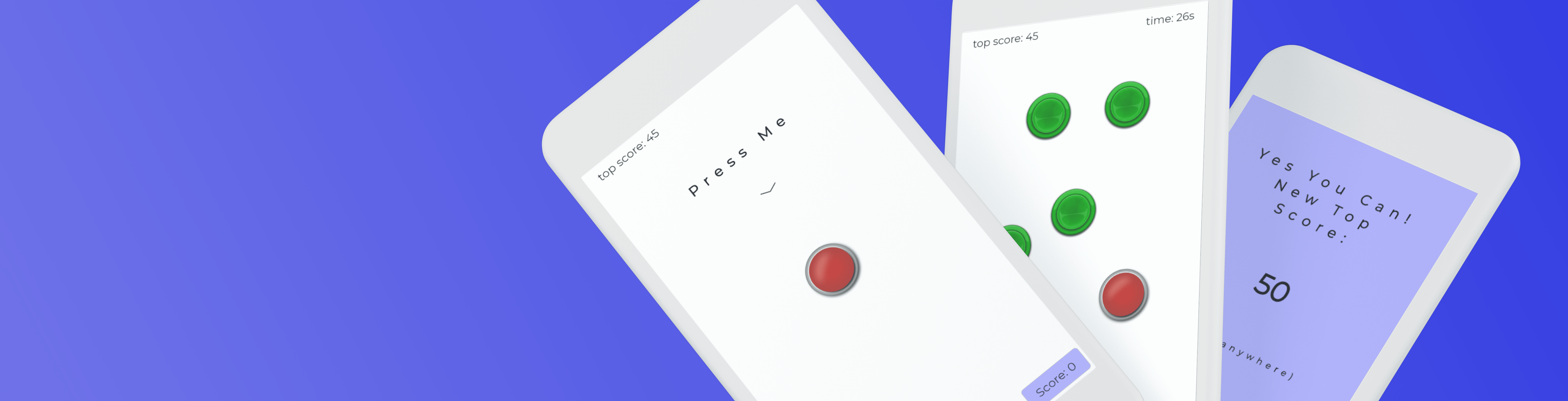 button game mockup